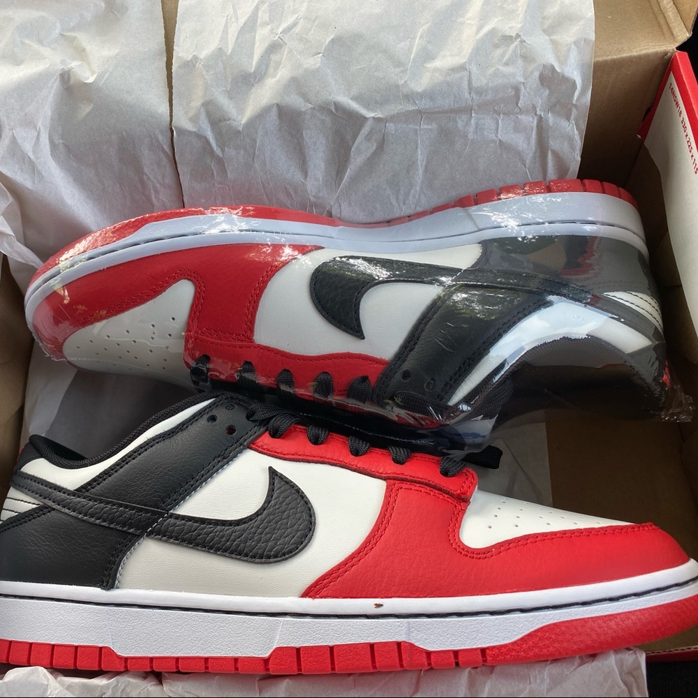 Nike Dunk Low Retro EMB 9.5 mens 75th Anniversary Chicago